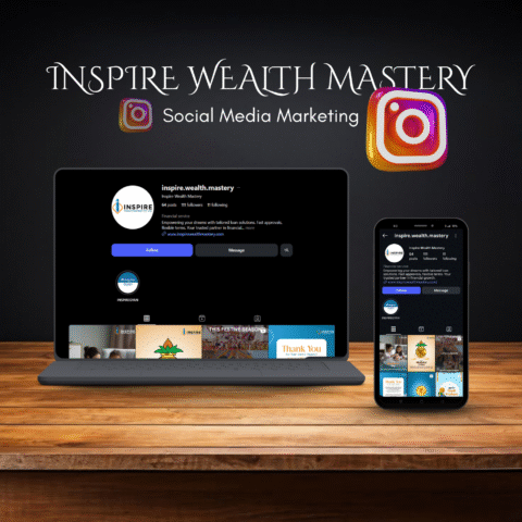 Inspire Wealth Mastery<br> <em>Social Media</em> Marketing