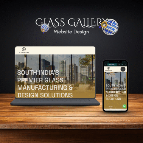 Glass Gallery<br> <em>Website</em> design